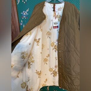 Quilted Olive Green Women's Jacket